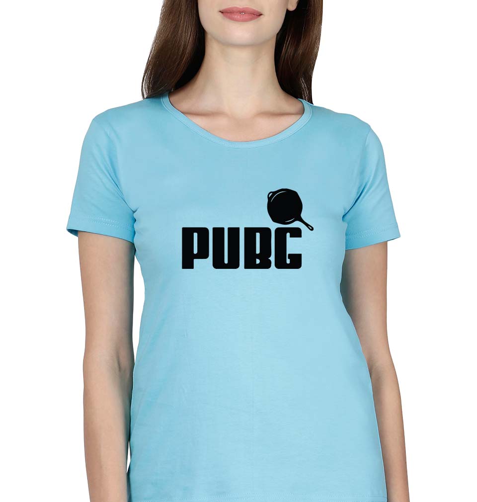 PUBG T-Shirt for Women-SkyBlue-Ektarfa.online