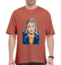 Load image into Gallery viewer, Billie Eilish Oversized T-Shirt for Men-Coral-Ektarfa.online
