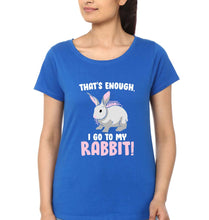 Load image into Gallery viewer, Rabbit Bunny T-Shirt for Women-Royal Blue-Ektarfa.online

