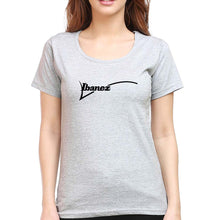 Load image into Gallery viewer, Ibanez Guitar T-Shirt for Women-Grey Melange-Ektarfa.online

