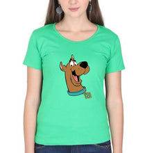 Load image into Gallery viewer, Scooby Doo T-Shirt for Women-flag green-Ektarfa.online
