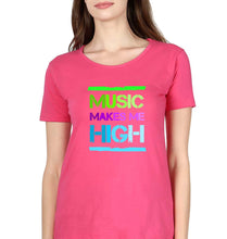 Load image into Gallery viewer, Music T-Shirt for Women-Pink-Ektarfa.online
