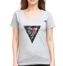 Load image into Gallery viewer, Tiger T-Shirt for Women-Grey Melange-Ektarfa.online
