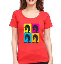 Load image into Gallery viewer, Bob Dylan T-Shirt for Women-Red-Ektarfa.online
