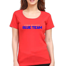 Load image into Gallery viewer, Cyber Security T-Shirt for Women-Red-Ektarfa.online
