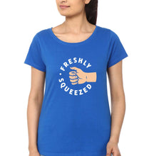 Load image into Gallery viewer, Orange Cassidy - Freshly Squeezed T-Shirt for Women-Royal Blue-Ektarfa.online
