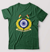 Load image into Gallery viewer, CRPF T-Shirt for Men-Bottle Green-Ektarfa.online
