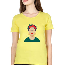 Load image into Gallery viewer, Frida Kahlo T-Shirt for Women-Mustard Yellow-Ektarfa.online
