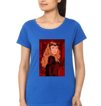 Load image into Gallery viewer, Scarlet Witch Wanda T-Shirt for Women-Royal Blue-Ektarfa.online
