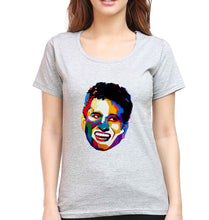 Load image into Gallery viewer, Sachin Tendulkar T-Shirt for Women-Grey Melange-Ektarfa.online
