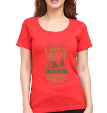 Load image into Gallery viewer, Camping T-Shirt for Women-Red-Ektarfa.online
