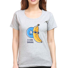 Load image into Gallery viewer, Banana T-Shirt for Women-Grey Melange-Ektarfa.online
