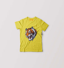 Load image into Gallery viewer, Tiger Kids T-Shirt for Boy/Girl-Yellow-Ektarfa.online
