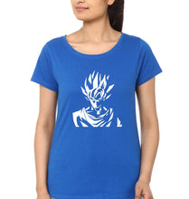 Load image into Gallery viewer, Anime Goku T-Shirt for Women-Royal Blue-Ektarfa.online
