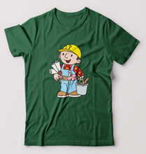 Load image into Gallery viewer, Bob the Builder T-Shirt for Men-Dark Green-Ektarfa.online
