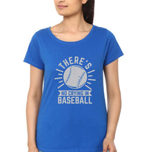 Load image into Gallery viewer, Baseball T-Shirt for Women-Royal Blue-Ektarfa.online
