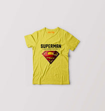 Load image into Gallery viewer, Superman Superhero Kids T-Shirt for Boy/Girl-Yellow-Ektarfa.online
