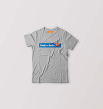 Load image into Gallery viewer, Bank of India Kids T-Shirt for Boy/Girl-Grey-Ektarfa.online
