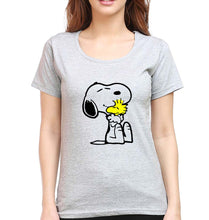 Load image into Gallery viewer, Snoopy T-Shirt for Women-Grey Melange-Ektarfa.online

