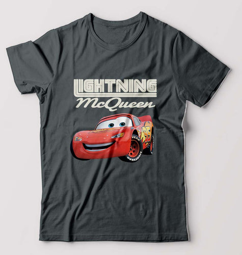 Lightning McQueen T-Shirt for Men-Steel grey-Ektarfa.online