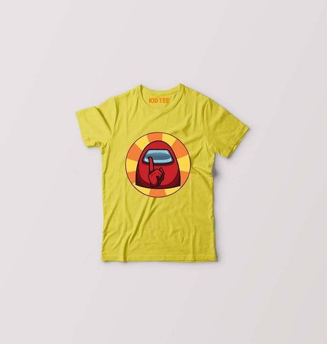 Among Us Kids T-Shirt for Boy/Girl-Yellow-Ektarfa.online