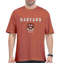 Load image into Gallery viewer, Harvard Oversized T-Shirt for Men-Coral-Ektarfa.online
