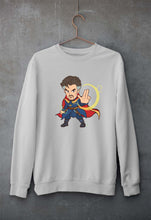 Load image into Gallery viewer, Doctor Strange Superhero Unisex Sweatshirt for Men/Women-Grey Melange-Ektarfa.online
