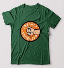 Load image into Gallery viewer, Orange Cassidy - Freshly Squeezed Friends T-Shirt for Men-Bottle Green-Ektarfa.online
