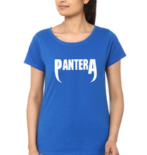 Load image into Gallery viewer, Pantera T-Shirt for Women-Royal Blue-Ektarfa.online
