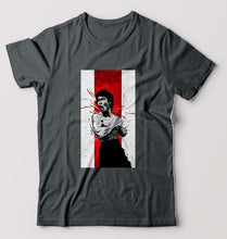 Load image into Gallery viewer, Bruce Lee T-Shirt for Men-Steel grey-Ektarfa.online
