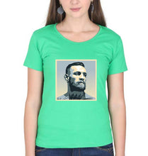 Load image into Gallery viewer, Conor McGregor UFC MMA T-Shirt for Women-flag green-Ektarfa.online
