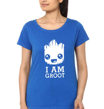 Load image into Gallery viewer, Groot T-Shirt for Women-Royal Blue-Ektarfa.online
