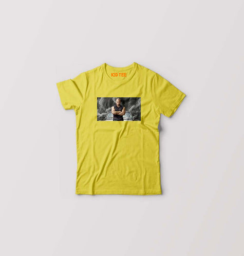 Fast X Vin Diesel Kids T-Shirt for Boy/Girl-Yellow-Ektarfa.online