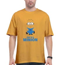 Load image into Gallery viewer, Minion Oversized T-Shirt for Men-Golden Yellow-Ektarfa.online
