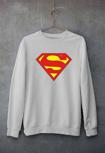 Superman Unisex Sweatshirt for Men/Women-Grey Melange-Ektarfa.online