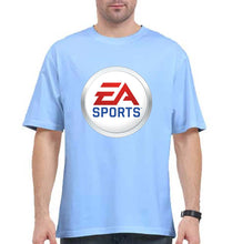 Load image into Gallery viewer, EA Sports Oversized T-Shirt for Men-Baby Blue-Ektarfa.online
