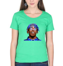 Load image into Gallery viewer, Lil Uzi Vert (LUV) T-Shirt for Women-flag green-Ektarfa.online
