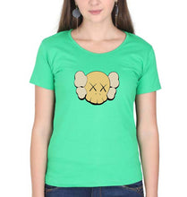 Load image into Gallery viewer, Kaws T-Shirt for Women-flag green-Ektarfa.online
