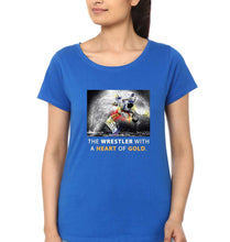 Load image into Gallery viewer, Yogeshwar Dutt T-Shirt for Women-Royal Blue-Ektarfa.online
