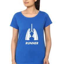 Load image into Gallery viewer, Runner Running T-Shirt for Women-Royal Blue-Ektarfa.online
