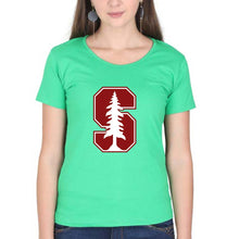 Load image into Gallery viewer, Stanford T-Shirt for Women-Flag Green-Ektarfa.online
