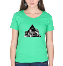 Load image into Gallery viewer, Pink Floyd T-Shirt for Women-Flag Green-Ektarfa.online
