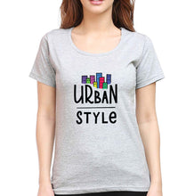 Load image into Gallery viewer, Urban Style T-Shirt for Women-Grey Melange-Ektarfa.online
