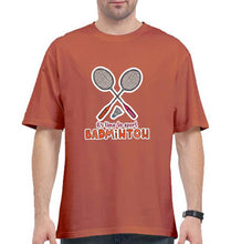 Load image into Gallery viewer, Badminton Oversized T-Shirt for Men-Coral-Ektarfa.online
