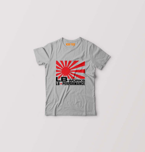 LB Works Performance Kids T-Shirt for Boy/Girl-Grey-Ektarfa.online