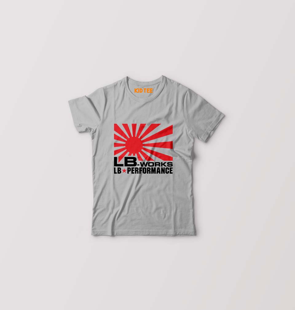 LB Works Performance Kids T-Shirt for Boy/Girl-Grey-Ektarfa.online