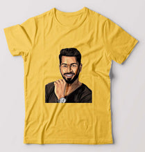 Load image into Gallery viewer, Hardik Pandya T-Shirt for Men-Golden Yellow-Ektarfa.online
