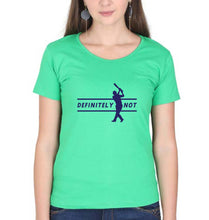 Load image into Gallery viewer, MS Dhoni T-Shirt for Women-flag green-Ektarfa.online

