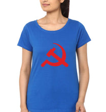 Load image into Gallery viewer, Communist party T-Shirt for Women-Royal Blue-Ektarfa.online
