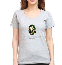Load image into Gallery viewer, A Bathing Ape T-Shirt for Women-Grey Melange-Ektarfa.online
